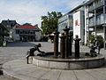 Brunnen auf dem Marktplatz von Hösbach