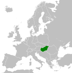 匈牙利人民共和国的位置（1989年）