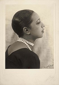 Joséphine Baker en 1930 (photo de Paul Nadar).