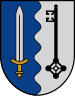 盧扎市鎮徽章