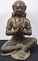 Bronze portrait of Malla queen, 1696-1722 CE, Nepal.