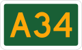 Alphanumeric route marker