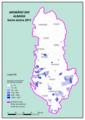 Numărul aromânilor din Albania la nivel de comune, după datele recensământului din 2011