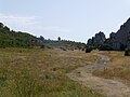 Plaine devant l'Oppidum des Caisses de Jean-Jean (août 2023)