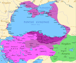Понт: історичні кордони на карті