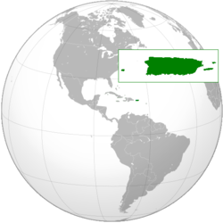 Location of Puerto Rico