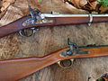 Reproduction Springfield and Enfield caplocks