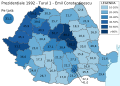 Romanian presidential election 1992 - Constantinescu