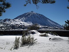 Parque Nacional del Teide en invierno