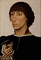 Rogier van der Weyden, Portrait de François D'Este 1450, 29,8 × 20,3 cm,