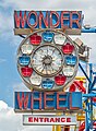Image 76Wonder Wheel sign on Coney Island