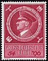 Stamp of Adolf Hitlers birthday, 1944