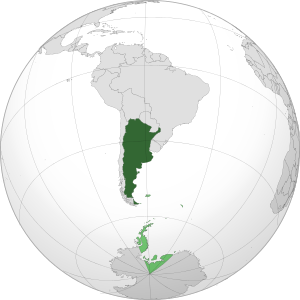 Argentina asendikaart
