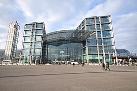 Berlín Hauptbahnhof en Berlín, Alemania