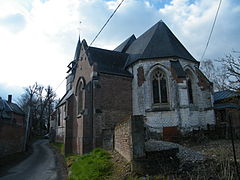 Chevet de l'église de Bouillancourt.