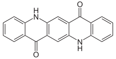 Structuurformule van chinacridon