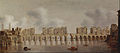 Image 26View of Old London Bridge, circa 1632 by Claude de Jongh.