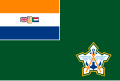 Flag of the South African Defence Force, which had a canton with the RSA's national flag in it.