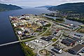 Industriområdet Grønøra ved hamna i Orkanger