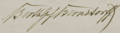 Handtekening van Berthold von Bernstorff (1842-1917)