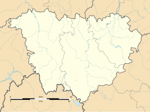 沙斯泰勒在上卢瓦尔省的位置