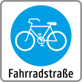 26: Road reserved for bicycle