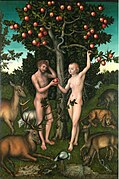 Lucas Cranach d.Ä. - Adam und Eva (Courtauld Institute of Art).jpg