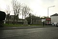 New Street, Kilbarchan, showing location of Mary Barbour Cairn