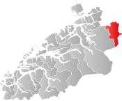 Rindal within Møre og Romsdal