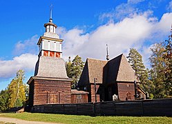 Petäjävesi gamle kirke i Tavastland står på UNESCOs verdensarvliste. Foto: Tiia Monto