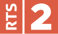 Logo de RTS Deux du 26 août 2019 au 21 août 2023.