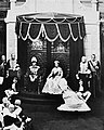 George VI, as King of Canada with Elizabeth at the Canadian Senate, 1939.