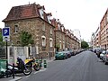 Vue de la rue à la hauteur de la rue de Chablis