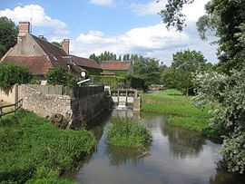 The Loing river in Saint-Privé