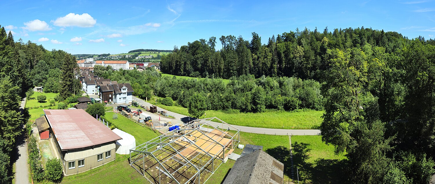 Panorama vom Treppenturm Buebegunte