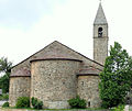 Saint-Dalmas (San Dalmazzo) - Chiesa dell'Invenzione della Santa Croce (Église de l'Invention-de-la-Sainte-Croix) - L'abside, all'esterno