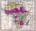 Mapa Afryki z 1808