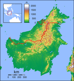 Pulau Mataking yang terletak di Borneo