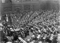 La Reichstag en 1889