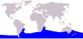 Distribución de las ballenas francas australes