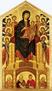 Cimabue, Virgen en Majestad.