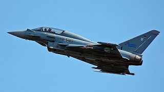 Eurofighter Typhoon alemán (vista izquierda).