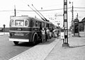 Pótkocsis Ikarus 60T 1962-ben a Salgótarjáni útnál