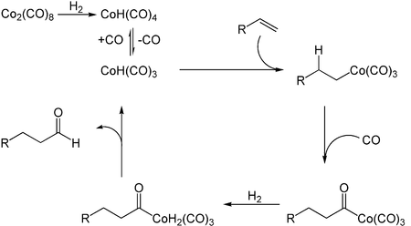 Reaktionsmechanismus der Hydroformylierung