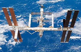 ISS from Endeavour STS-118 after undocking (19 August 2007)