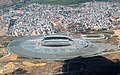 Het stadion vanuit de lucht