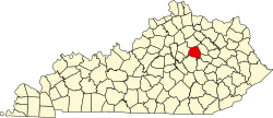 Koartn vo Clark County innahoib vo Kentucky