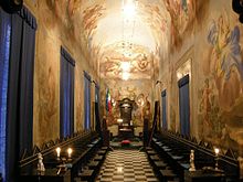 Italian lodge at Palazzo Roffia, Florence