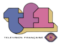 Logo de TF1 desde el 1 de septiembre de 1975 (primeras emisiones en color) hasta el 31 de diciembre de 1984.