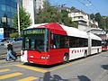 Trolleybus articulé de Fribourg en 2006